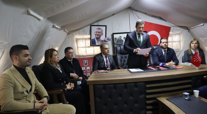 CHP GENEL BAŞKAN YARDIMCISI DENİZ YÜCEL HATAY’DA ZİYARETLERDE BULUNDU