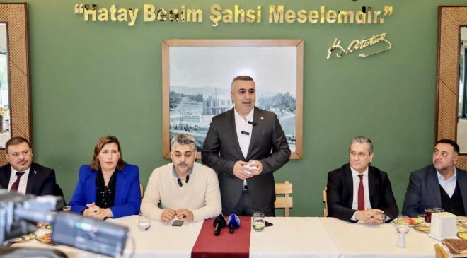 MHP HATAY TEŞKİLATI BASINLA BULUŞTU