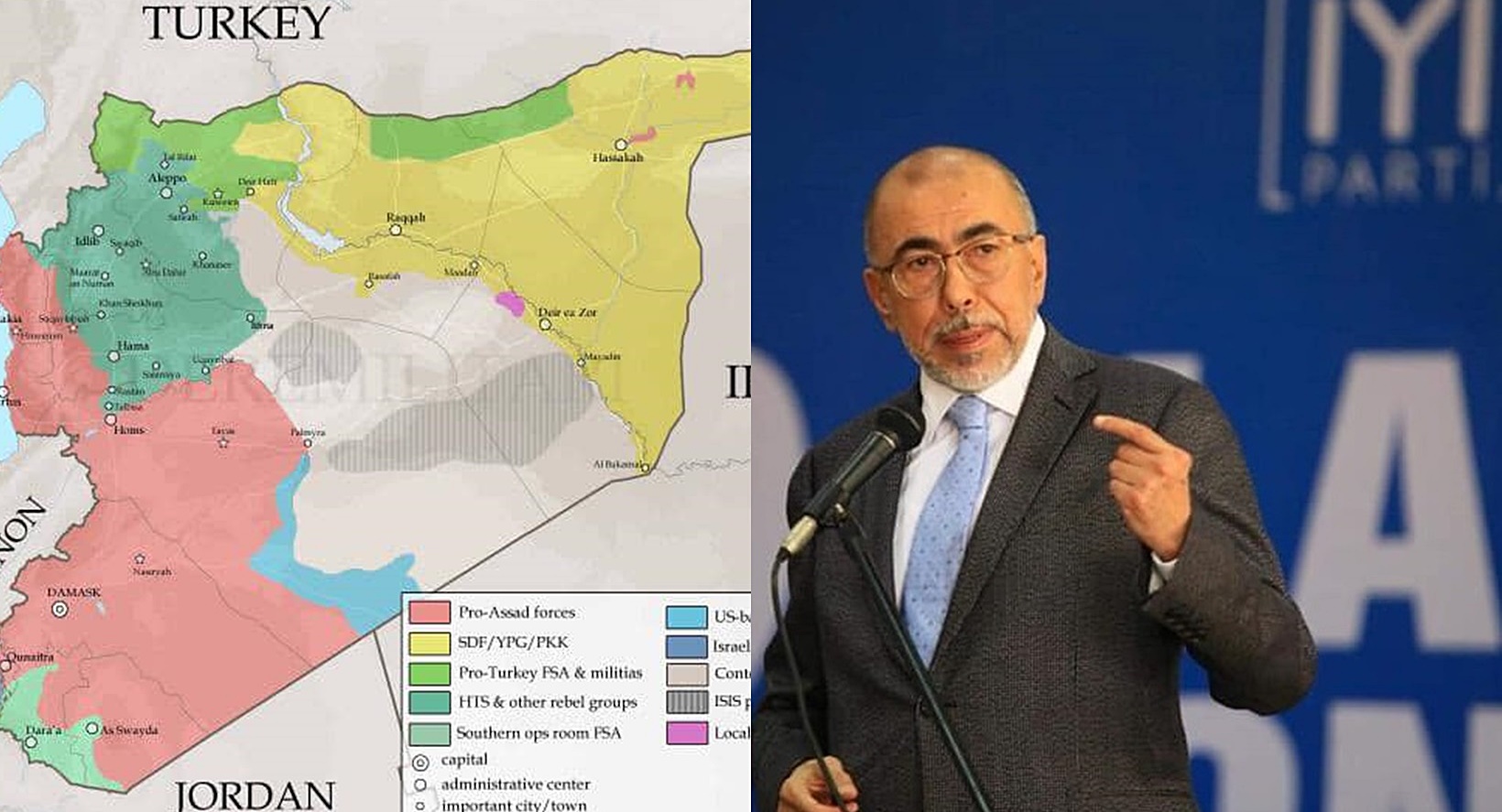 İYİ Parti Hatay Milletvekili Adnan Şefik Çirkin Şam’ın Suriye Hükümeti