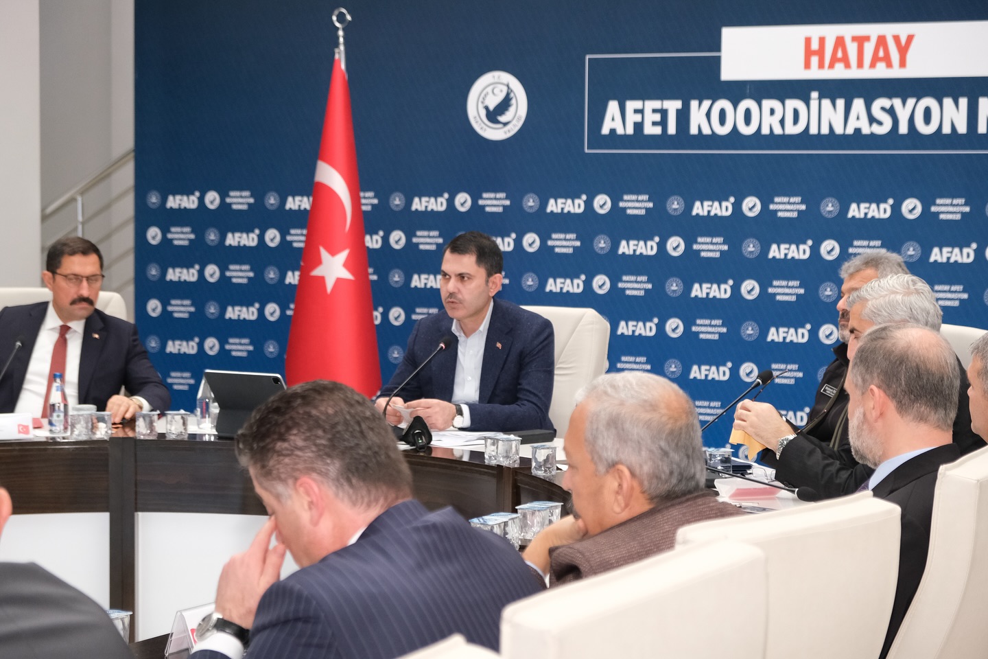 Çevre, Şehircilik ve İklim Değişikliği Bakanı Murat Kurum, AFAD Hatay
