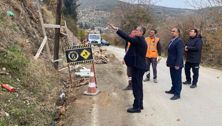 BAŞKAN GÜL ÖTENÇAY MAHALLESİ’NDE ÇALIŞMALARI İNCELEDİ