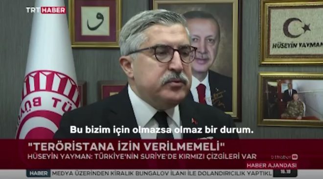 YAYMAN: SURİYE’NİN TERÖR YUVASI OLMASINA MÜSAADE ETMEYİZ