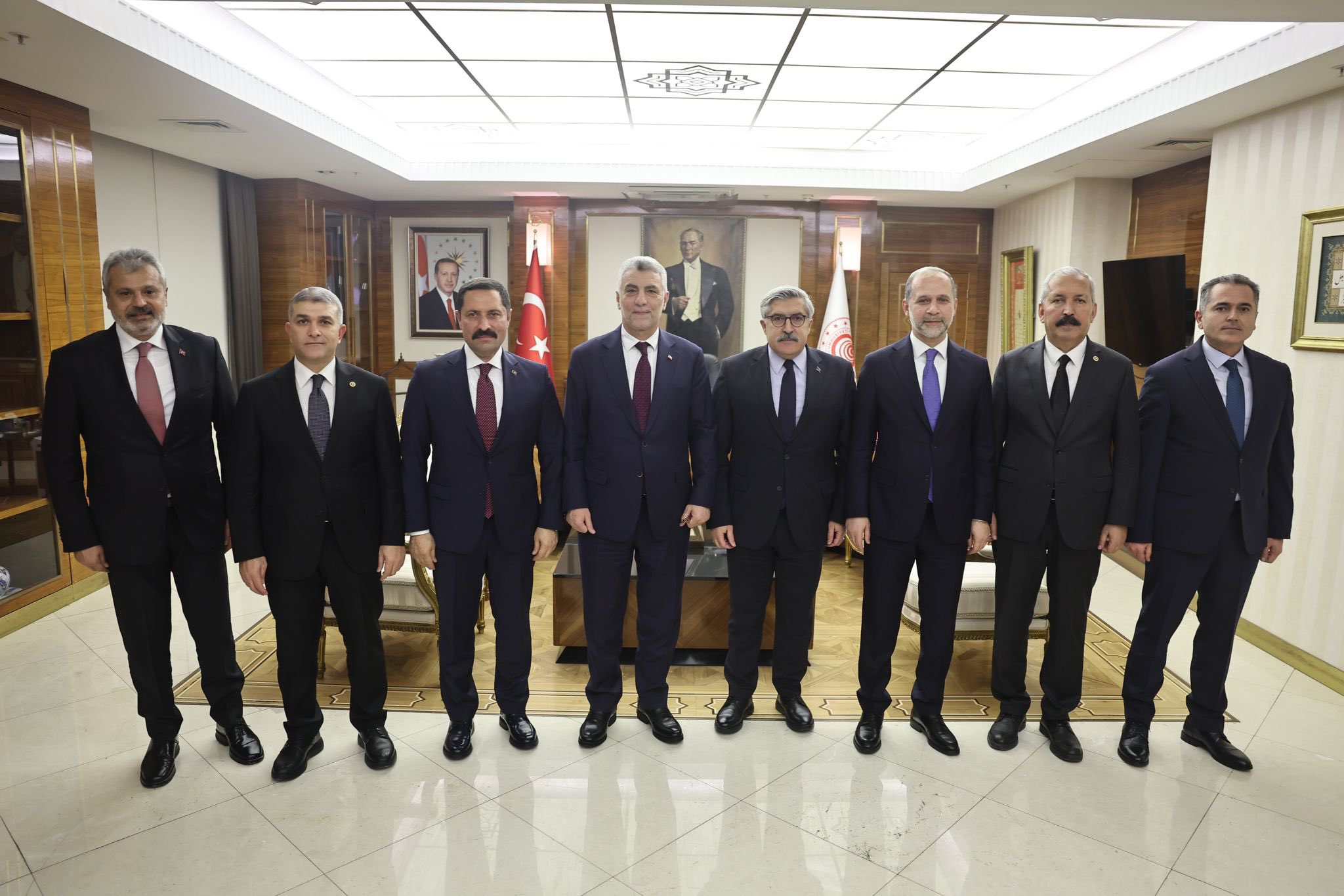 Hatay Valisi Mustafa Masatlı, AK Parti Hatay Milletvekilleri Adem Yeşildal,