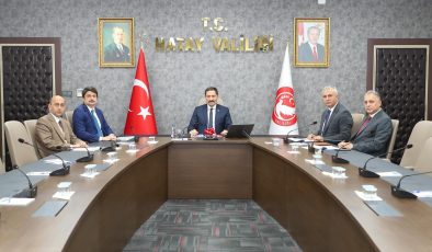 VALİ MASATLI BAŞKANLIĞINDA YIL SONU YATIRIMLARI DEĞERLENDİRİLDİ