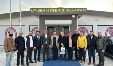 BAŞKAN YILMAZ ANMODER HEYETİNİ AĞIRLADI