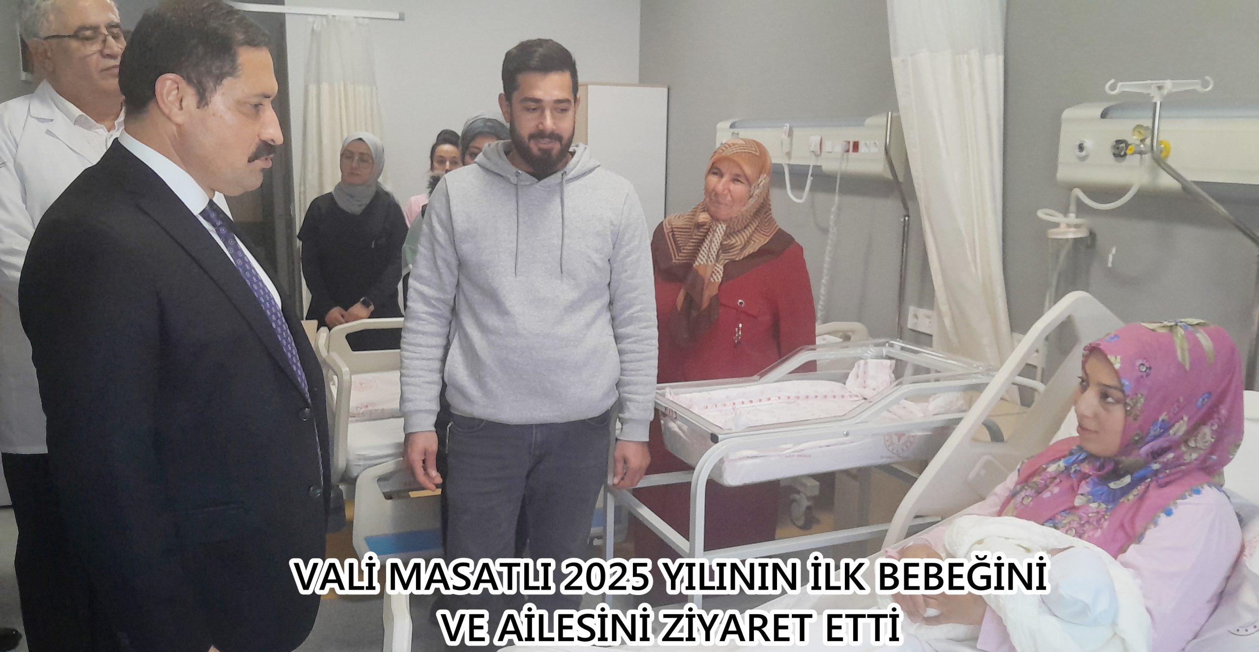 Hatay Valisi Mustafa Masatlı, 2025 yılının ilk bebeği Leyla Doğu