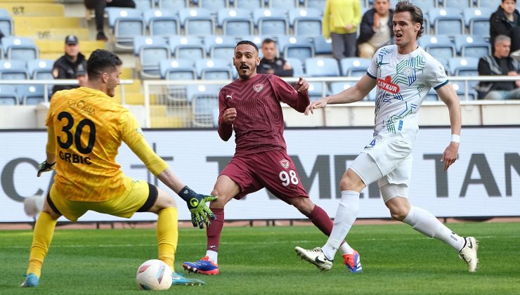 HATAYSPOR RİZE’YE 2-1 MAĞLUP OLDU