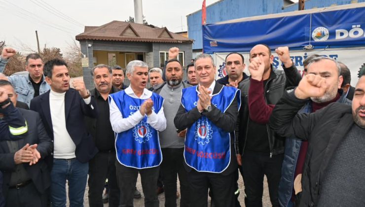 MHP’LİLERDEN YOLBULBAN EMEKÇİLERİNE DESTEK