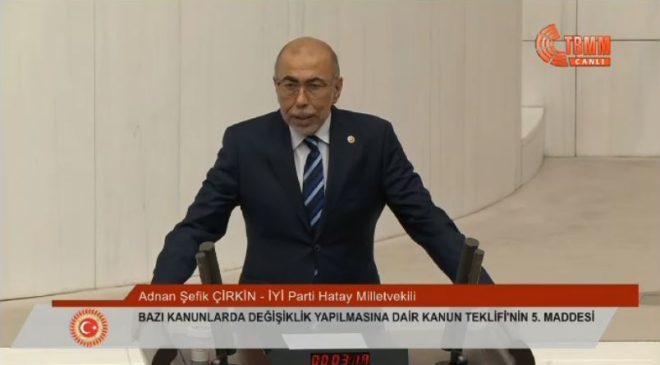 MİLLETVEKİLİ ÇİRKİN HÜKÜMETTEN HATAY’A DESTEK İSTEDİ