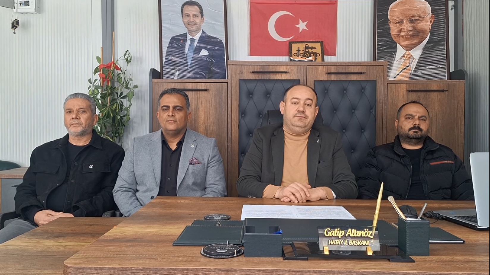 Yeniden Refah Partisi (YRP) Hatay İl Başkanı Galip Altınöz, ABD