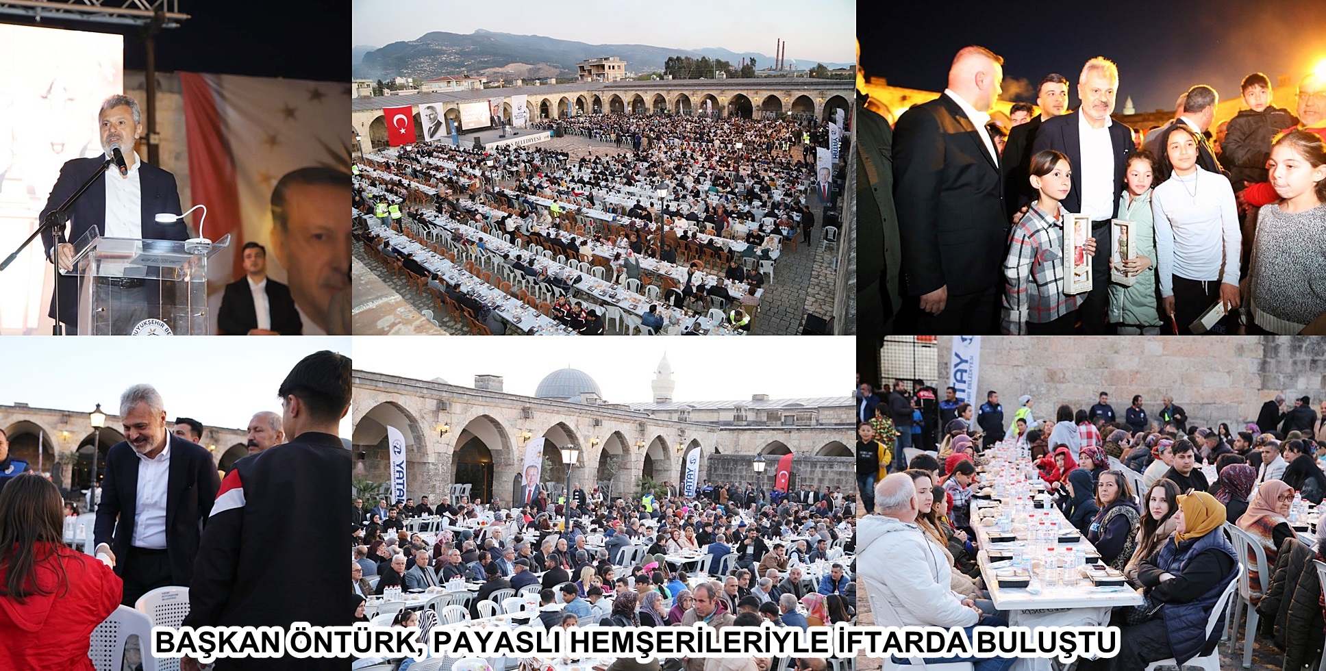 Hatay Büyükşehir Belediyesi (HBB) Başkanı Mehmet Öntürk, Hatay genelinde düzenlenen