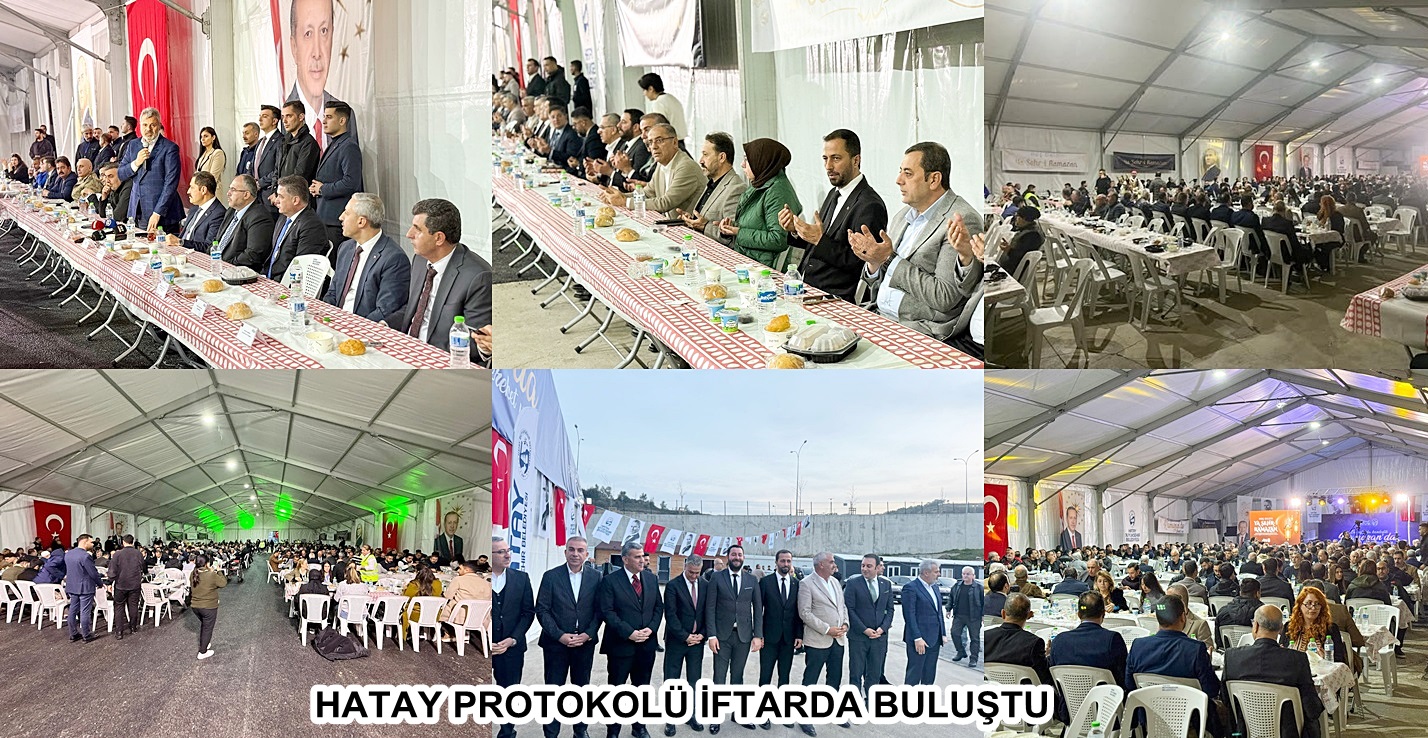 Hatay Büyükşehir Belediyesinin “Bu sofrada kardeşlik, ramazanda bereket var” sloganıyla