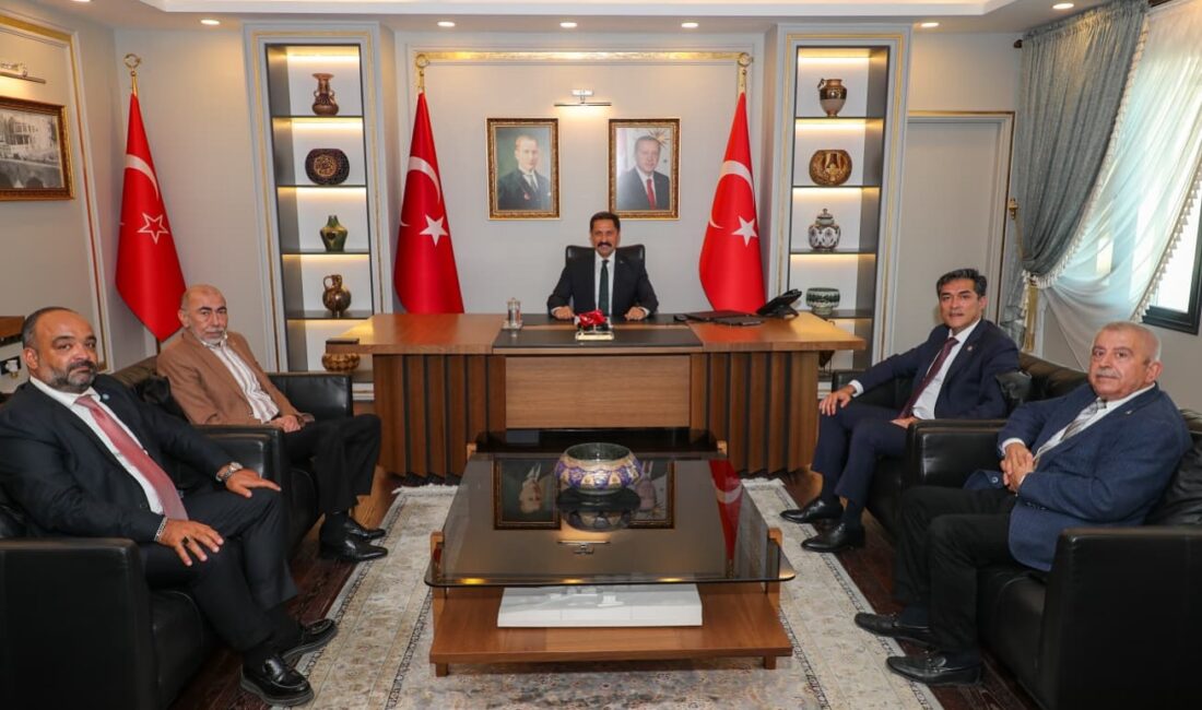 VALİ MASATLI İYİ PARTİ HEYETİNİ KABUL ETTİ Hatay Valisi Mustafa Masatlı, İYİ Parti Grup Başkan Vekili ve