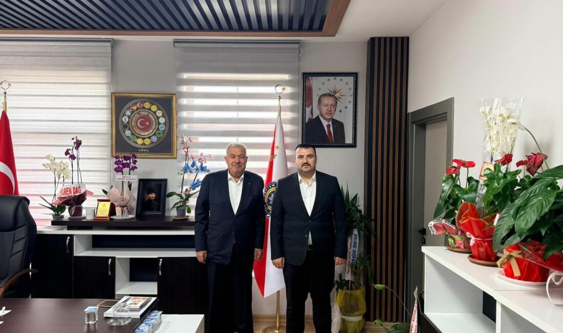 İZZETTİN YILMAZ’DAN NACİOĞLU’NA ZİYARET Geçmiş dönem Hatay Milletvekili ve Antakya Belediye Başkanı İzzettin Yılmaz,