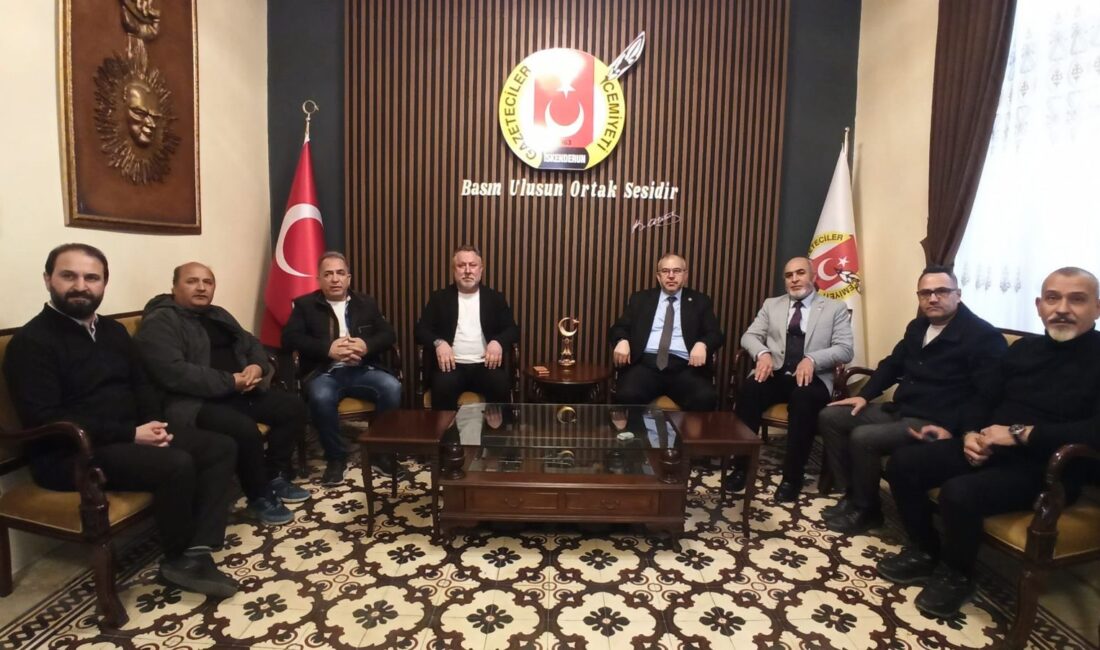 Saadet Partisi Hatay Milletvekili Doç. Dr. Necmettin Çalışkan, İskenderun Gazeteciler