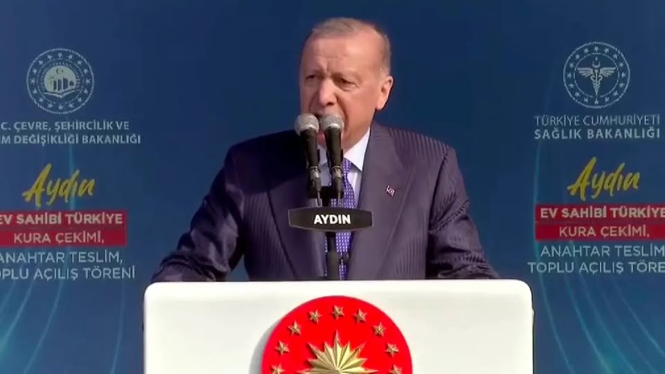 Cumhurbaşkanı ve AK Parti Genel Başkanı Recep Tayyip Erdoğan, Aydın’da düzenlenen
