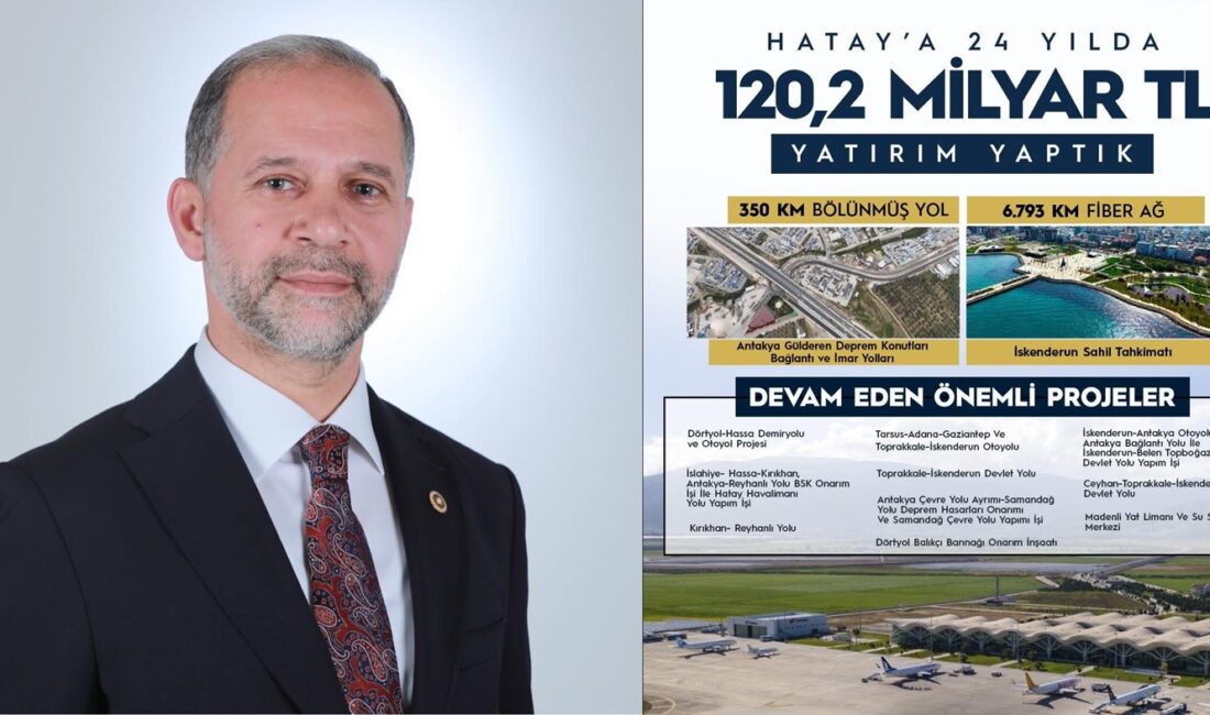 AK Parti Hatay Milletvekili Av. Abdulkadir Özel, Hatay’a son 24