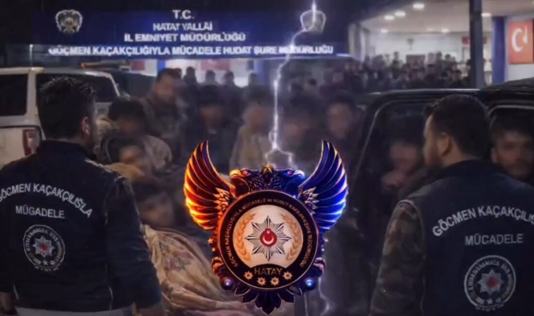 Arsuz–İskenderun yolu üzerinde göçmen kaçakçılığına yönelik yürütülen denetimlerde, açık kasa