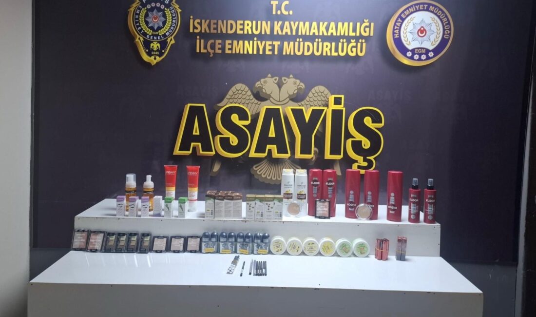Hatay Emniyet Müdürlüğü ekiplerince işyerinden hırsızlık olaylarına yönelik yürütülen çalışmalar