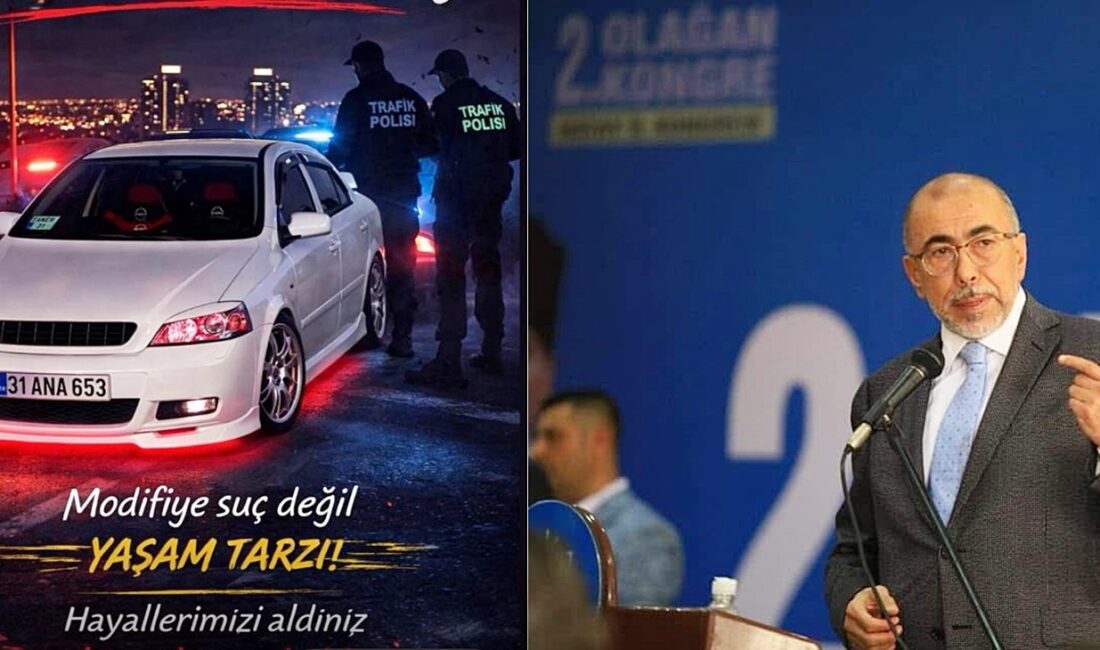 İYİ Parti Hatay Milletvekili Şefik Çirkin, modifiye sektörünün yeni trafik