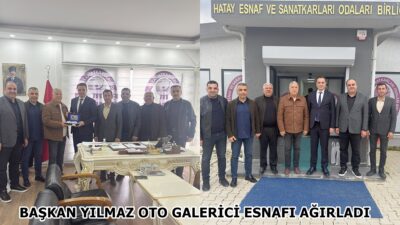 Hatay Esnaf ve Sanatkarları Odaları Birliği Başkanı Aziz Fatih Yılmaz,