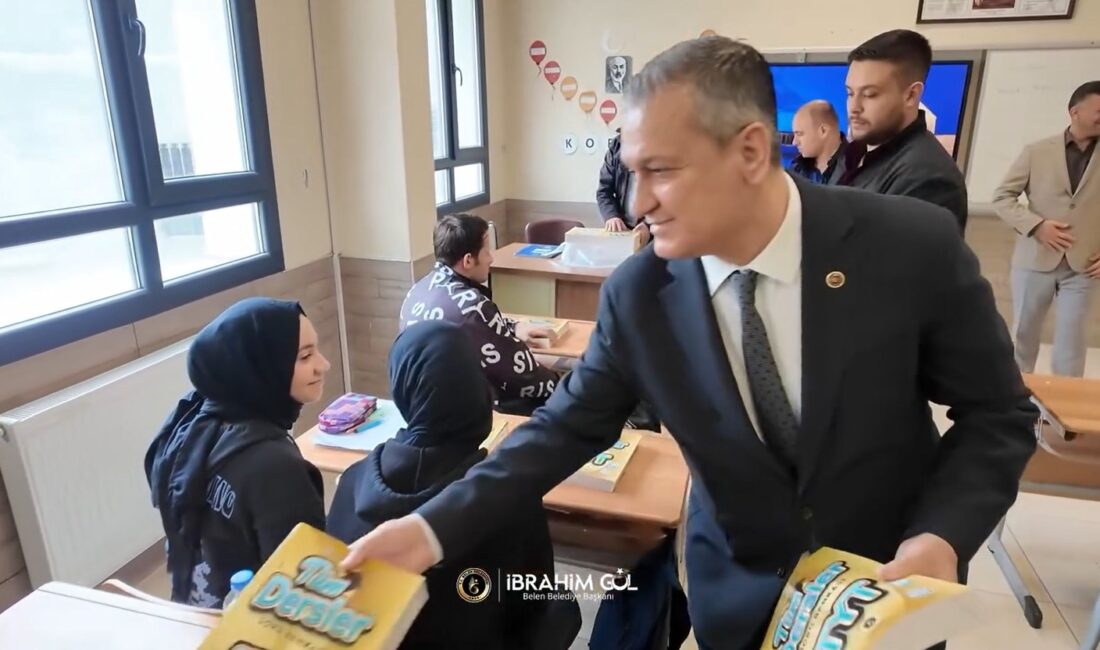 Belen Belediye Başkanı İbrahim Gül, ilçede YKS’ye hazırlanan öğrencilere yönelik