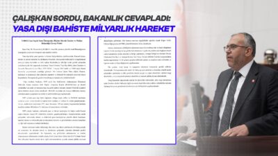 Saadet Partisi Hatay Milletvekili Necmettin Çalışkan’ın yasa dışı bahis ve