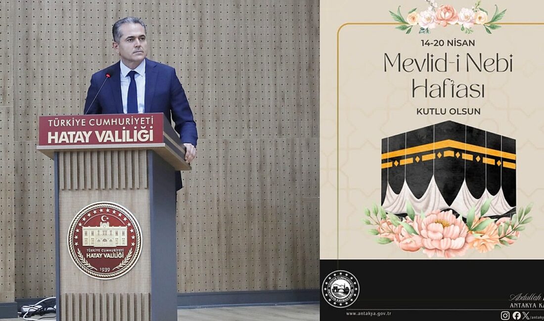 Antakya Kaymakamı Abdullah Akdaş, Mevlid-i Nebi Haftası dolayısıyla bir kutlama