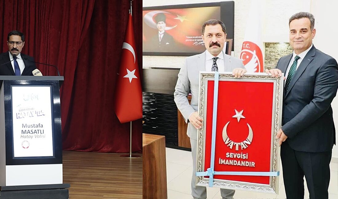 Kumlu Belediyesi geçmiş dönem Başkanı Mehmet Deli, Hatay Valisi Mustafa