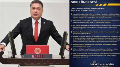 CHP Hatay Milletvekili Servet Mullaoğlu, 6 Şubat sonrası Antakya’da Affan