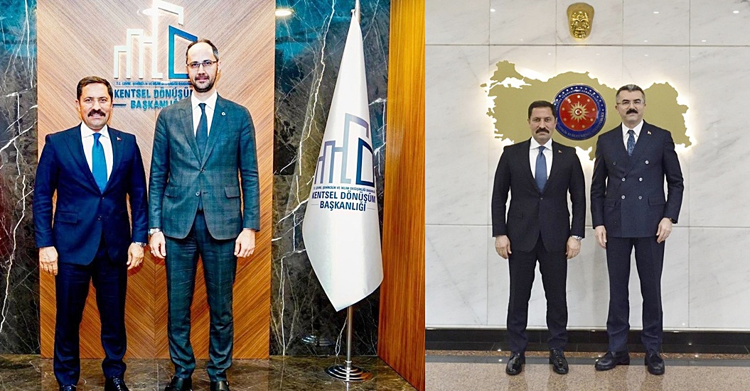 Hatay Valisi Mustafa Masatlı, Ankara’da gerçekleştirdiği ziyaretler kapsamında Çevre, Şehircilik
