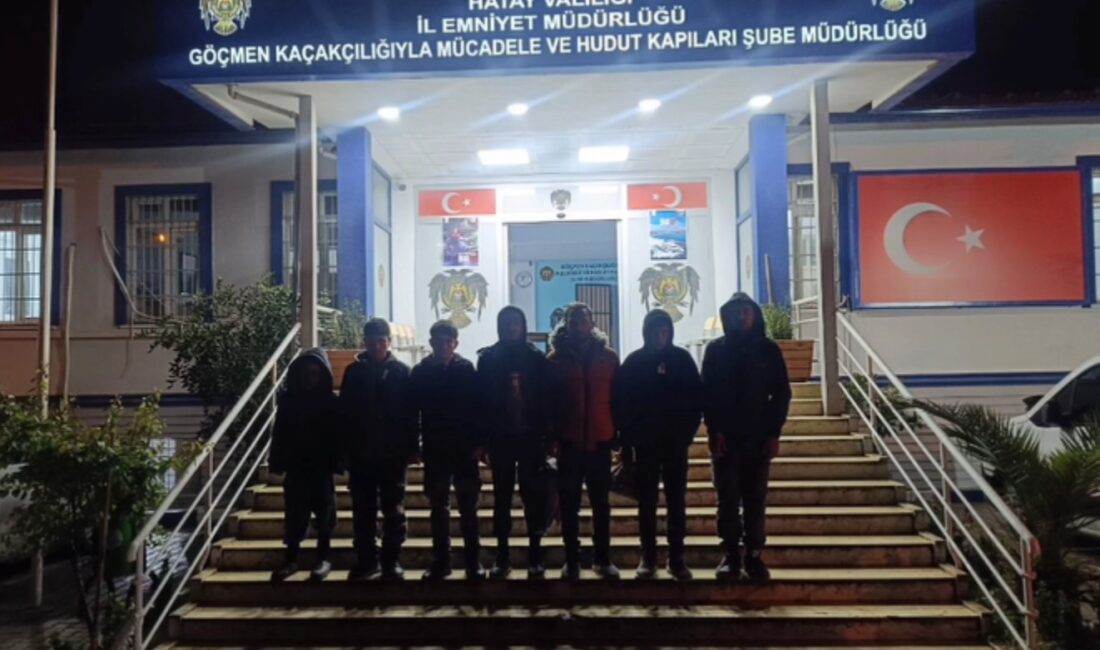 Hatay Emniyet Müdürlüğü ekiplerince göçmen kaçakçılığıyla mücadele kapsamında yürütülen çalışmalar