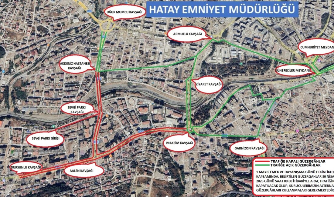 Hatay Emniyet Müdürlüğü, 1 Mayıs Emek ve Dayanışma Günü kapsamında