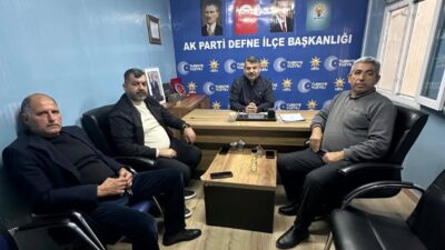 AK Parti Defne İlçe Başkanı Kenan Türkmen, Hüseyinli, Çökek ve