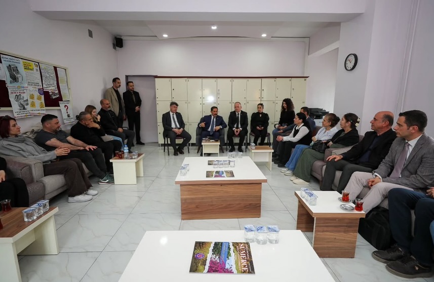 Hatay Valisi Mustafa Masatlı, İl Millî Eğitim Müdürü Dr. Harun