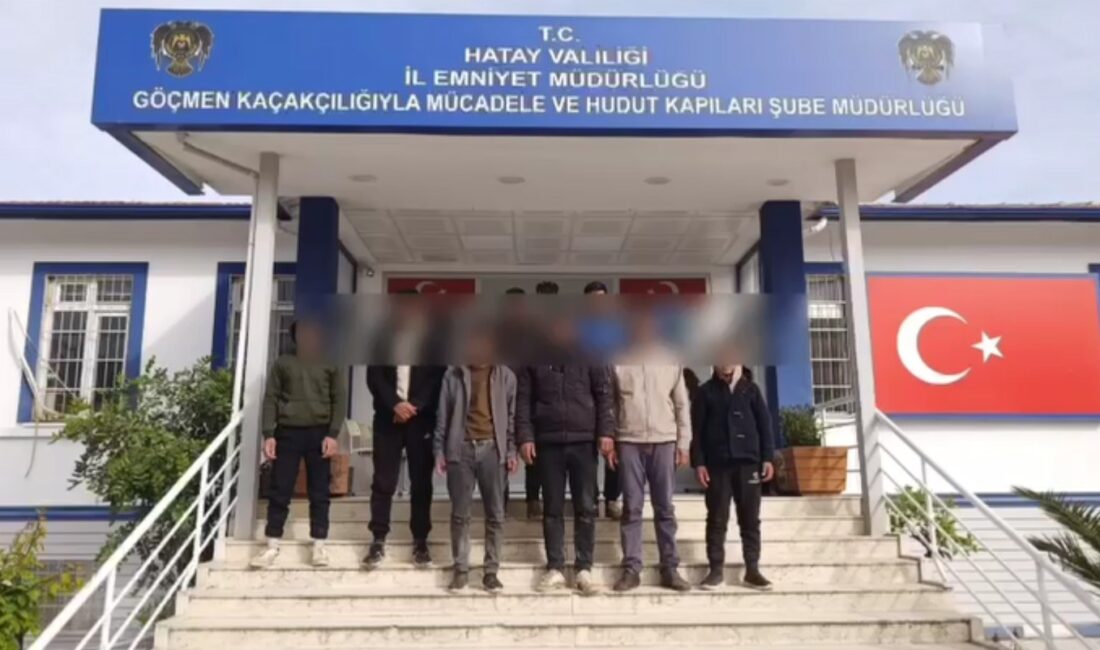 Hatay Emniyet Müdürlüğü ekiplerinin göçmen kaçakçılığıyla mücadele kapsamında yürüttüğü çalışmalar