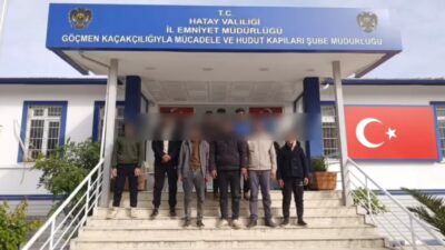 Hatay Emniyet Müdürlüğü ekiplerinin göçmen kaçakçılığıyla mücadele kapsamında yürüttüğü çalışmalar