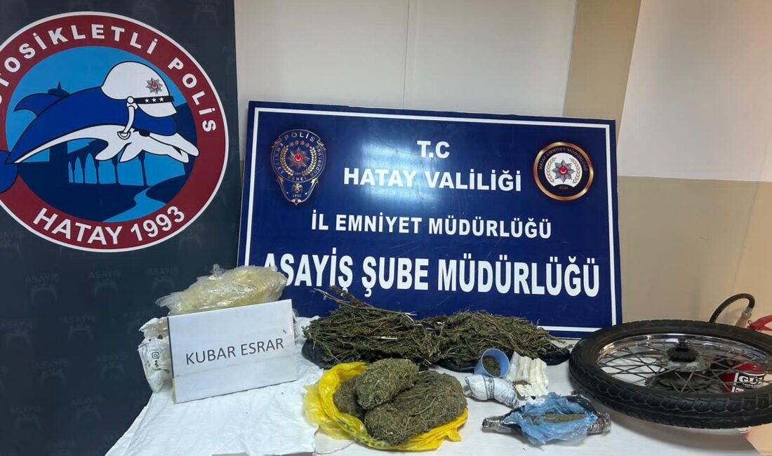HATAY Emniyet Müdürlüğü ekiplerinin uyuşturucu madde kullanımı ve ticaretinin önlenmesine