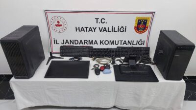 Hatay’ın Kırıkhan ilçesinde meydana gelen iş yerinden hırsızlık olayı, jandarma