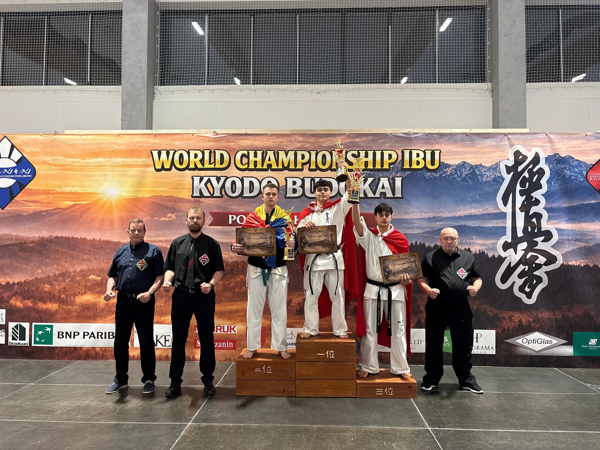 Yayladağı Belediye Başkanı Mehmet Yalçın, Polonya’da düzenlenen Budokai-Do Dünya Şampiyonası’nda