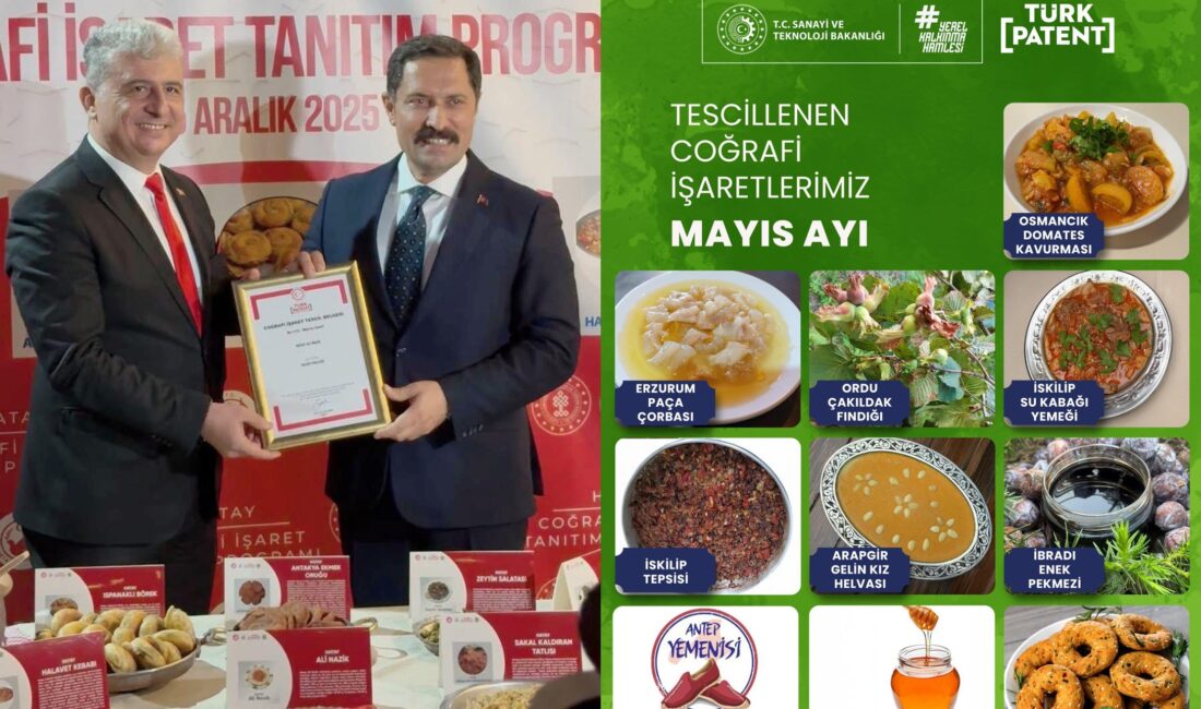 ÖRGÜT: HATAY’IN COĞRAFİ İŞARETLİ ÜRÜN SAYISI 65’E YÜKSELDİ Hatay Valiliği İl Planlama ve Koordinasyon Müdürü Mustafa Örgüt, Hatay