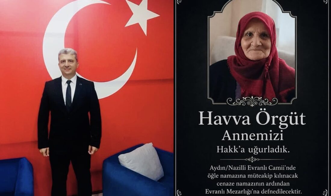 Hatay Valiliği İl Planlama ve Koordinasyon Müdürü Mustafa Örgüt, annesi