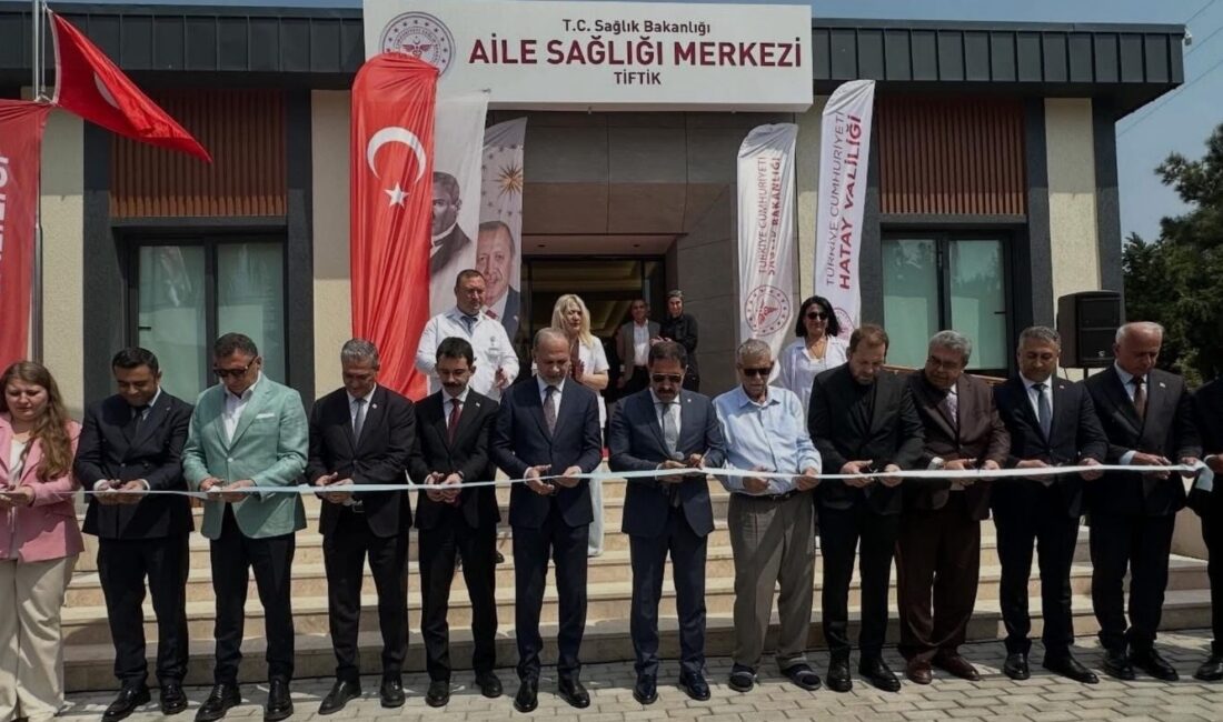 Belen İssume Mahallesi’nde yapımı tamamlanarak vatandaşların hizmetine sunulan Aile Sağlığı