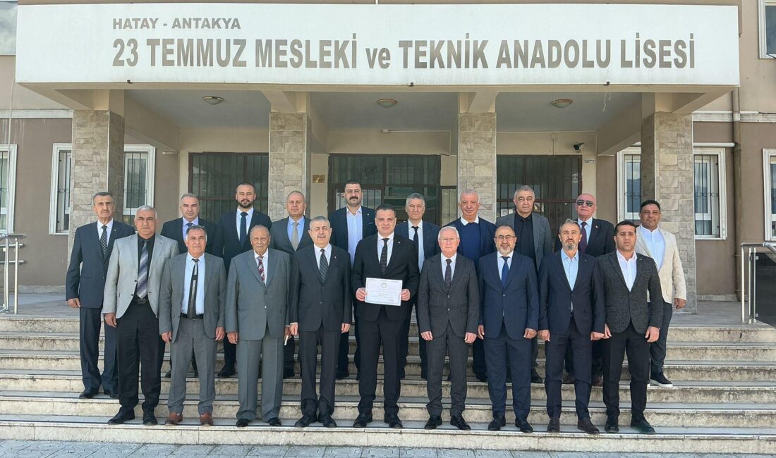 Hatay Esnaf ve Sanatkarları olağan genel kurulunda güven tazeleyerek yeniden
