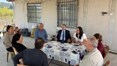 Antakya Kaymakamı Abdullah Akdaş, eşi Bilge Akdaş ile birlikte Antakya’da