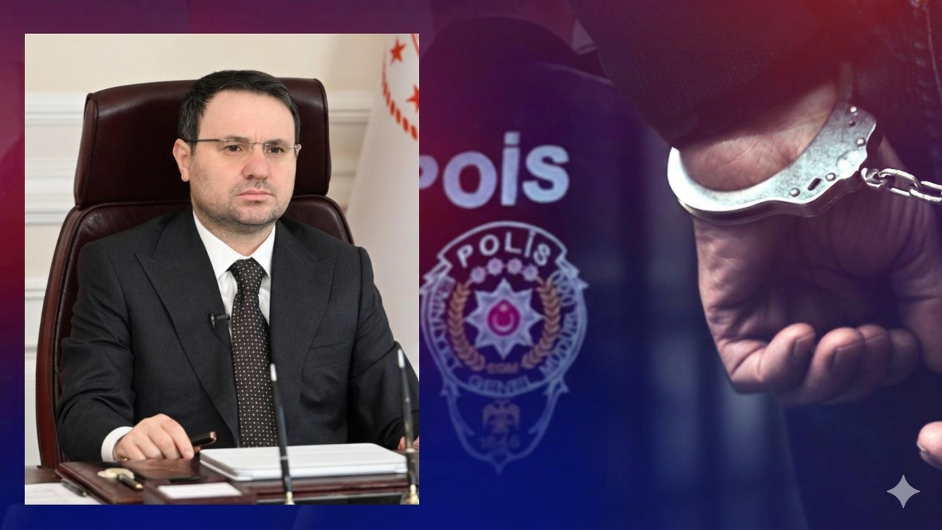 BAKAN GÜRLEK’TEN SUÇ VE SUÇLUYLA MÜCADELE MESAJI Mersin merkezli 7 ilde düzenlenen yasa dışı bahis operasyonunda 26,4