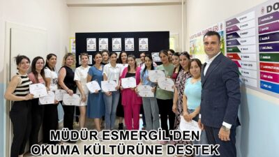 Hatay’ın Defne ilçesine bağlı Çınarlı İlkokulu’nda Müdür Onur Esmergil öncülüğünde