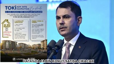 Çevre, Şehircilik ve İklim Değişikliği Bakanı Murat Kurum, Hatay’ın da