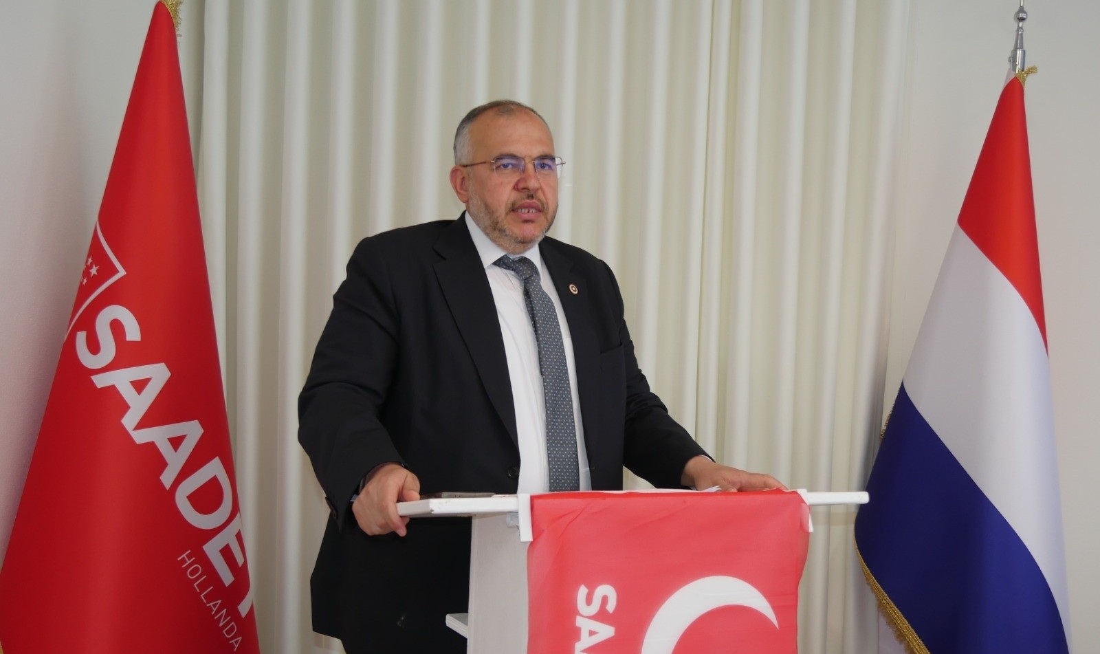 Saadet Partisi Hatay Milletvekili Doç. Dr. Necmettin Çalışkan, Hollanda’nın Rotterdam