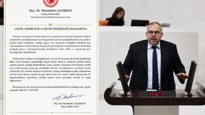 Saadet Partisi Hatay Milletvekili Doç. Dr. Necmettin Çalışkan, konteyner kentlerden